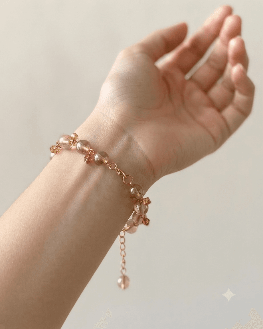 Champagne Dangle Bracelet