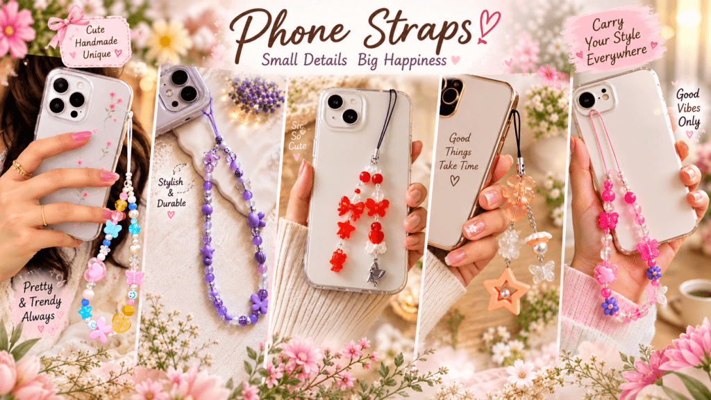 Phone Strap Collection — Handcrafted Beaded Jewelry | Clad Beads Craft